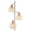 Globo lighting Mateo floor lamp cream, 3-light sources