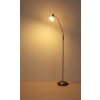 Globo lighting Malte floor lamp matt nickel, 1-light source