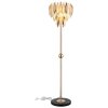Globo lighting Elinor floor lamp gold, black, 4-light sources