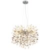 Globo lighting Queena chandelier silver, 8-light sources