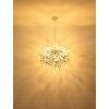 Globo lighting Queena chandelier silver, 8-light sources