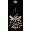 Globo lighting Queena chandelier silver, 4-light sources