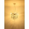 Globo lighting Queena chandelier silver, 4-light sources