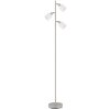 Globo lighting Trent floor lamp chrome, sand-coloured, 3-light sources