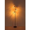 Globo lighting Mali floor lamp black, 3-light sources
