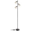Globo lighting Villegas floor lamp black, 3-light sources