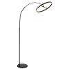 Globo lighting Jerrold floor lamp LED black, 1-light source