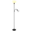 Globo lighting Hinton floor lamp black, 1-light source