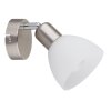 Globo lighting Malte wall light, wall spotlight matt nickel, 1-light source