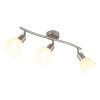 Globo lighting Malte ceiling light matt nickel, 3-light sources