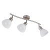 Globo lighting Malte ceiling light matt nickel, 3-light sources