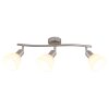 Globo lighting Malte ceiling light matt nickel, 3-light sources