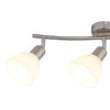 Globo lighting Malte ceiling light matt nickel, 3-light sources