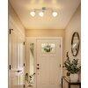 Globo lighting Malte ceiling light matt nickel, 3-light sources