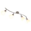 Globo lighting Malte ceiling light matt nickel, 4-light sources