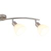 Globo lighting Malte ceiling light matt nickel, 4-light sources