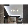 Globo lighting Trent ceiling light chrome, sand-coloured, 3-light sources