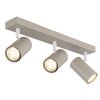 Globo lighting Robby ceiling light sand-coloured, 3-light sources