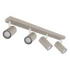 Globo lighting Robby ceiling light sand-coloured, 4-light sources