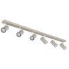 Globo lighting Robby ceiling light sand-coloured, 6-light sources