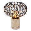 Globo lighting Dorthy table lamp stone appearance, 1-light source