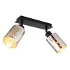 Globo lighting Alonso ceiling light black, 2-light sources