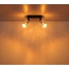 Globo lighting Alonso ceiling light black, 2-light sources