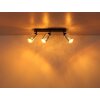 Globo lighting Alonso ceiling light black, 3-light sources