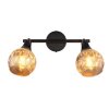 Globo lighting Frosta ceiling light chrome, black, 2-light sources