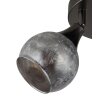 Globo lighting Frosta ceiling light chrome, black, 3-light sources