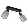 Globo lighting Villegas ceiling light black, 2-light sources