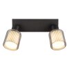 Globo lighting Villegas ceiling light black, 2-light sources