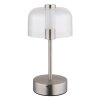 Globo lighting Skyler table lamp LED matt nickel, 1-light source