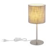 Globo lighting Benson table lamp matt nickel, 1-light source