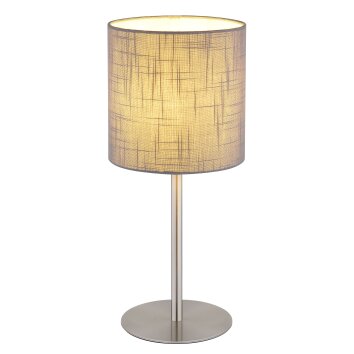 Globo lighting Benson table lamp matt nickel, 1-light source