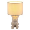 Globo lighting Dogo table lamp sand-coloured, 1-light source