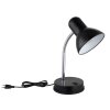 Globo lighting Basic table lamp chrome, black, 1-light source