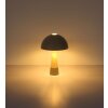 Globo lighting Paulin table lamp grey, stone appearance, 1-light source