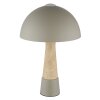 NOWA lighting Paulin table lamp grey, stone appearance, 1-light source