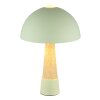 Globo lighting Paulin table lamp green, stone appearance, 1-light source