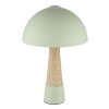 Globo lighting Paulin table lamp green, stone appearance, 1-light source