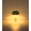 NOWA lighting Paulin table lamp green, stone appearance, 1-light source