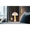 NOWA lighting Paulin table lamp champagne, stone appearance, 1-light source