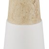 Globo lighting Paulin table lamp sand-coloured, stone appearance, 1-light source