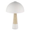 NOWA lighting Paulin table lamp sand-coloured, stone appearance, 1-light source