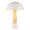 NOWA lighting Paulin table lamp sand-coloured, stone appearance, 1-light source