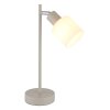 Globo lighting Trent table lamp chrome, sand-coloured, 1-light source