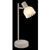 Globo lighting Planta table lamp Wood like finish, sand-coloured, 1-light source