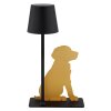 Globo lighting Furri table lamp LED gold, black, 1-light source