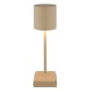 Globo lighting Dixon table lamp LED sand-coloured, 1-light source